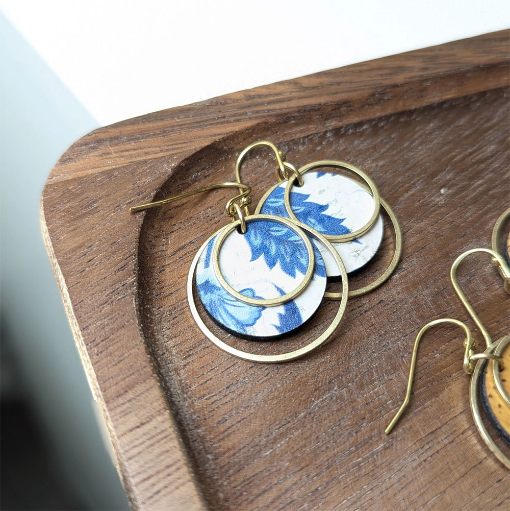 Blue and White Floral