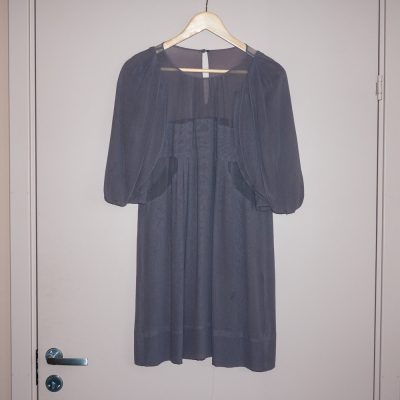 Kort silkekjole | Second-hand